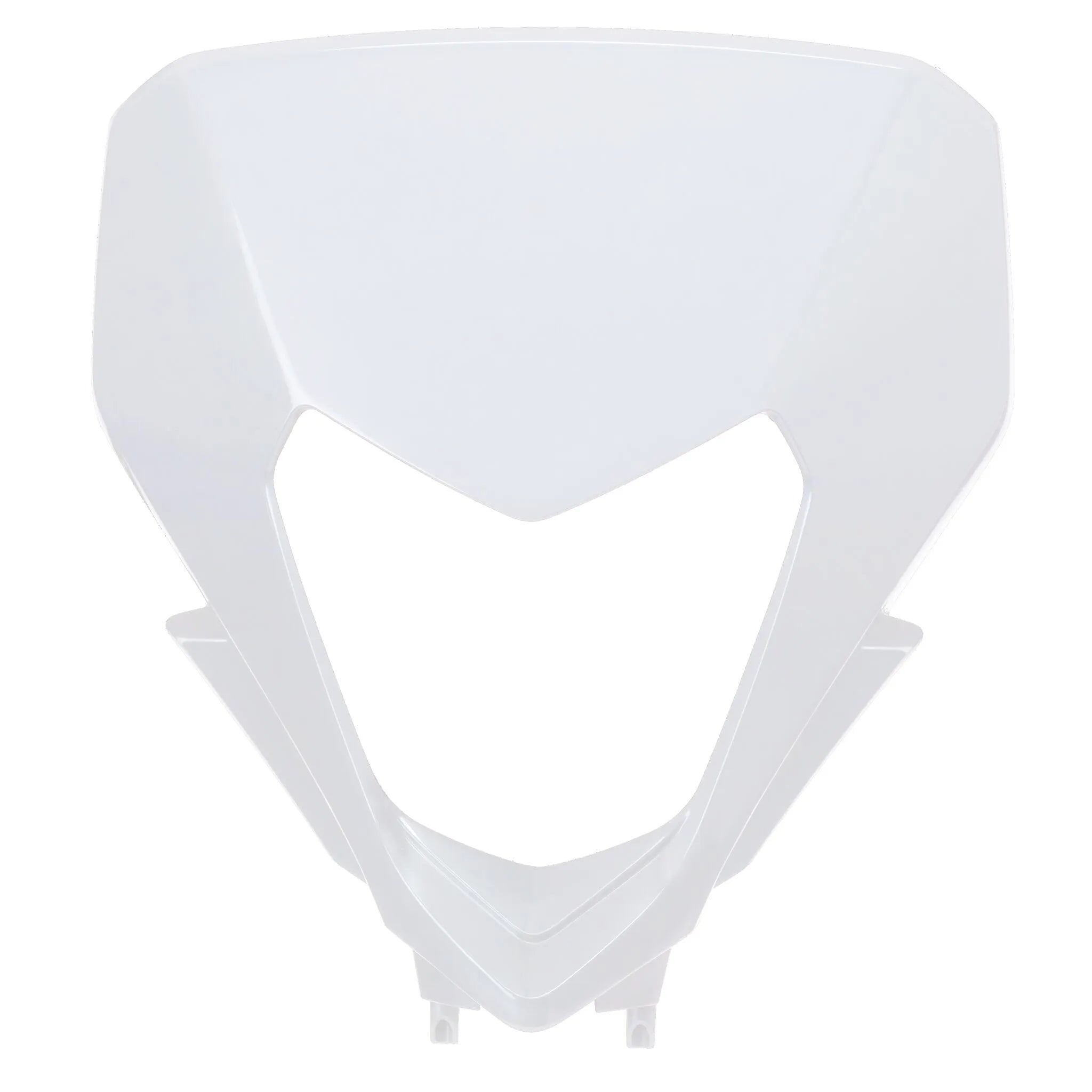 Polisport Front Headlight Mask, White