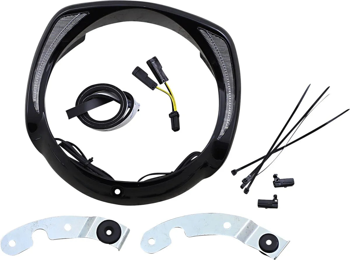 Ciro Fang® Headlight Bezels With Led Running Lights