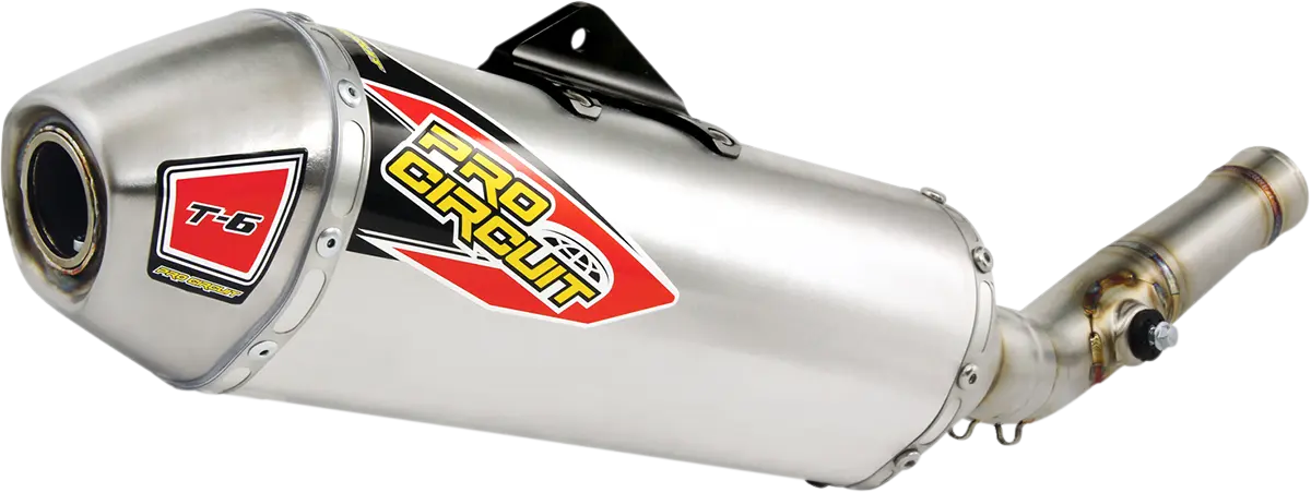 Pro Circuit T-6 Rustfri Slip-on Lyddæmper