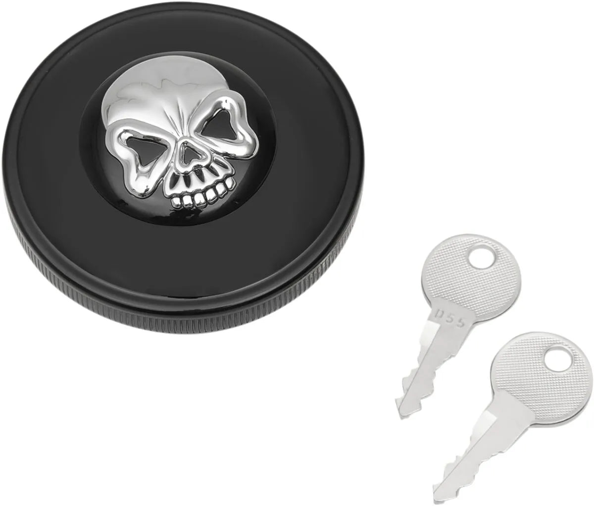 Drag Specialties Locking Skull Gas Cap