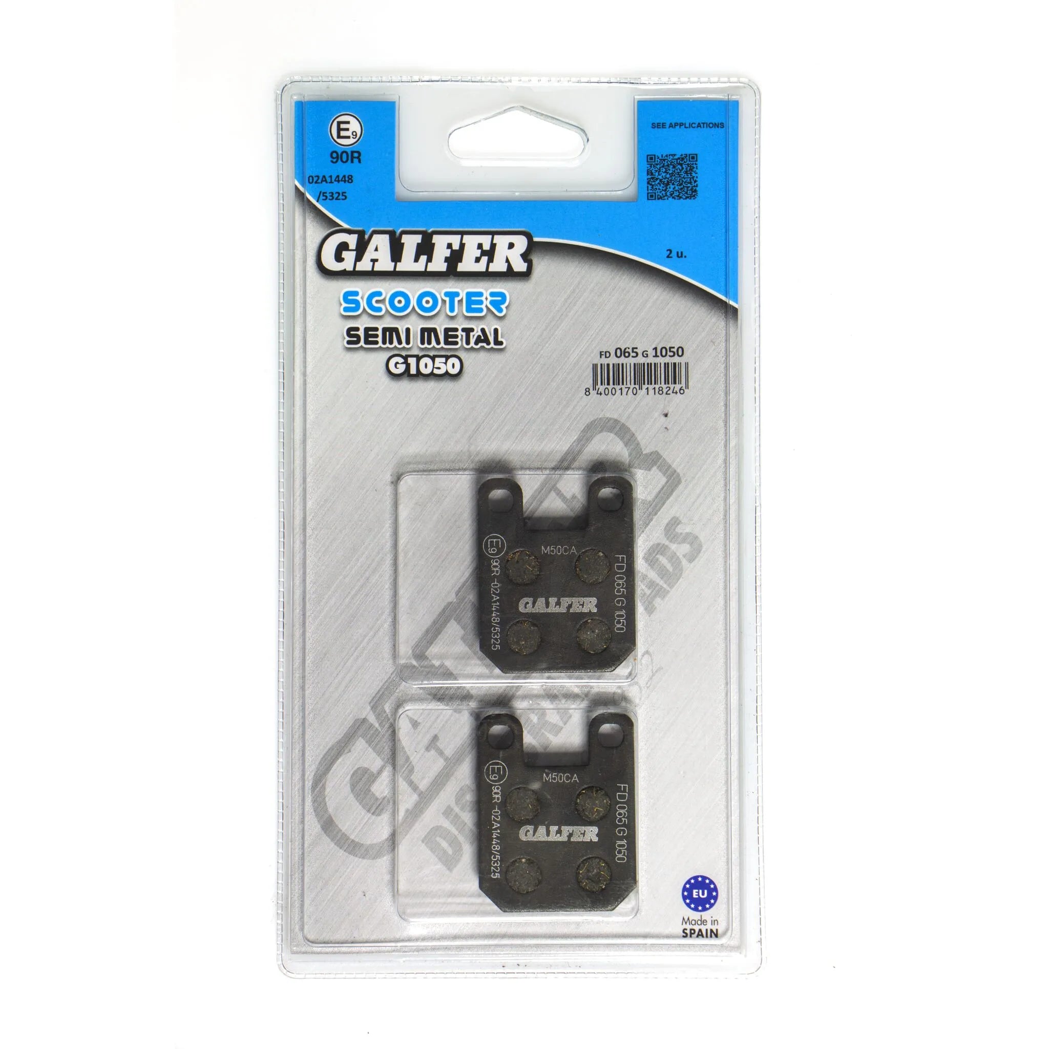 Galfer Semi-metallic Brake Pads For Oem Replacement - Front & Rear