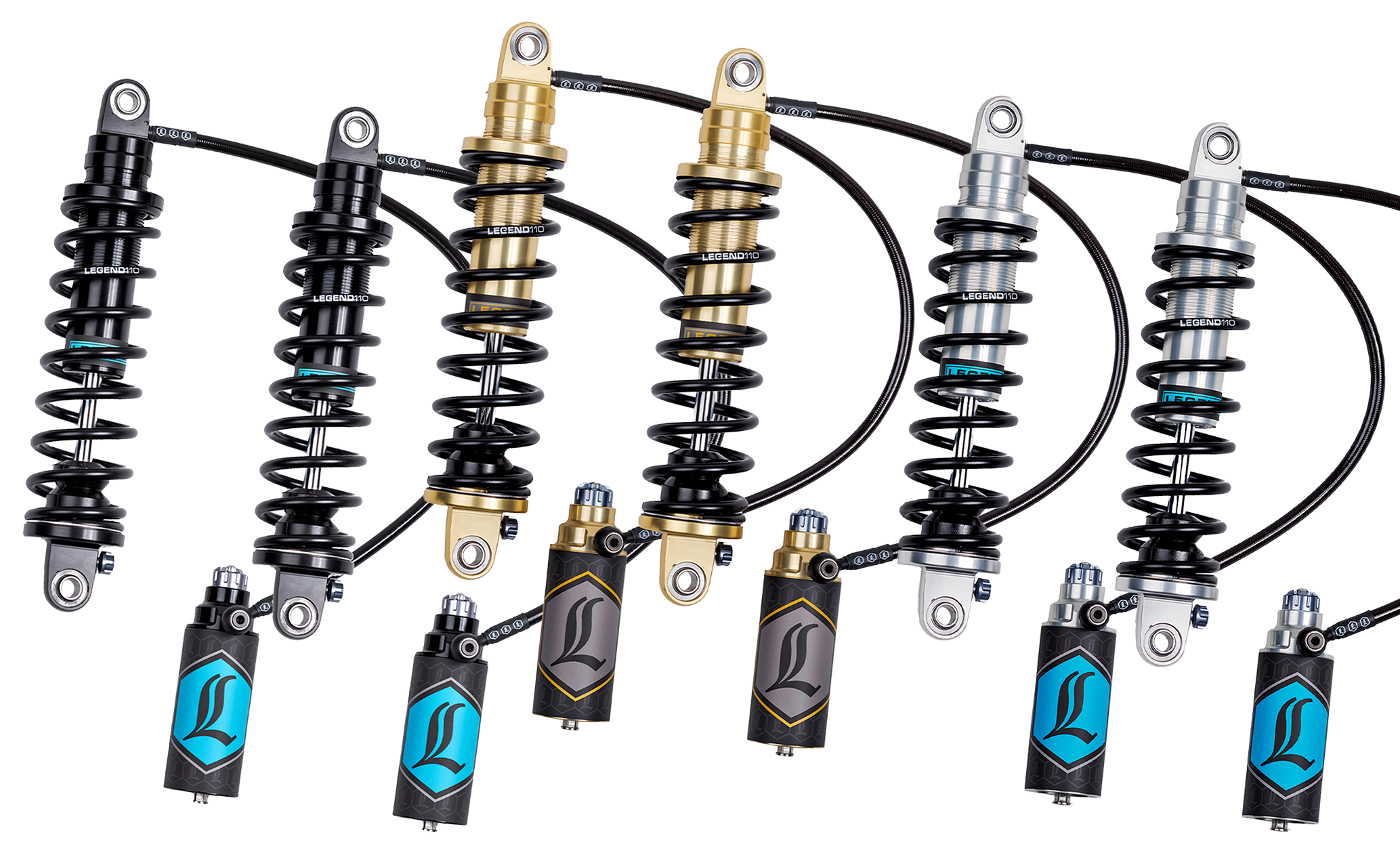 Legend Suspension Revo-Arc Adjustable Shocks Remote Reservoir – Frame & Rear Suspension
