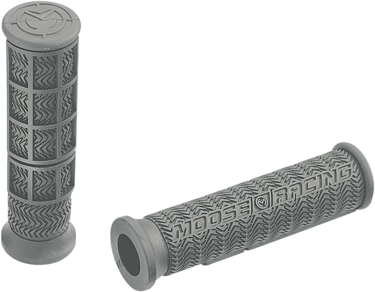 Moose Offroad Stealth Atv Grips - Gray