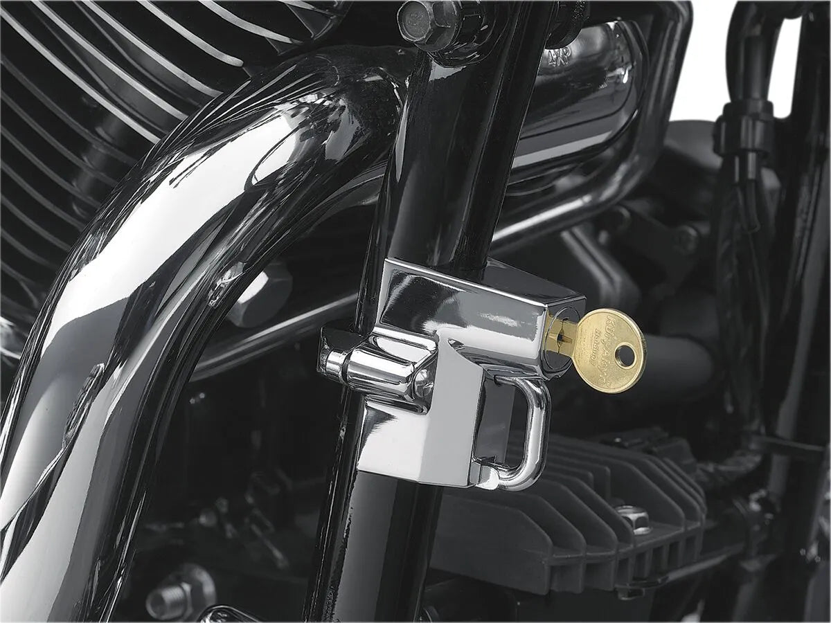 Kuryakyn Universal Helmet Lock for 7/8-1 1/4" Tubes Chrome