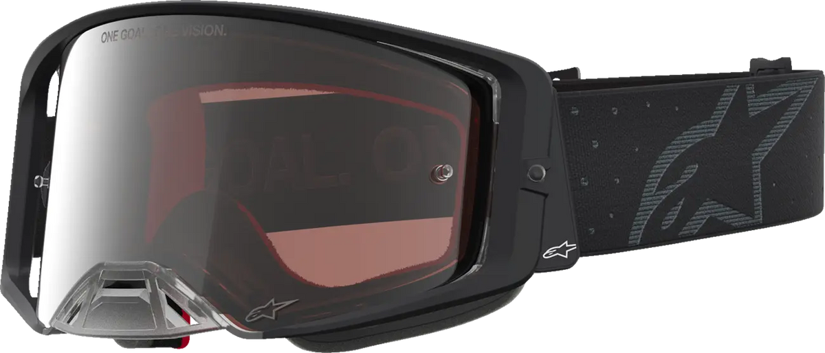 Alpinestars Supertech Cloak Goggles Black Mirror Silver