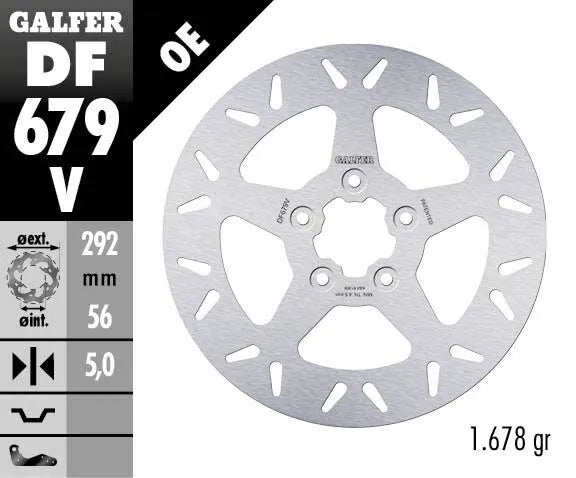 Galfer Fixed Round Brake Rotor For Superior Braking