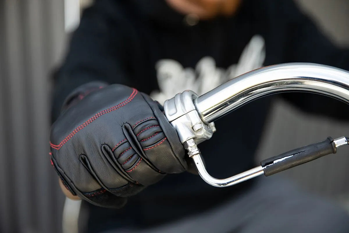 Biltwell Belden Gloves - Black/Red