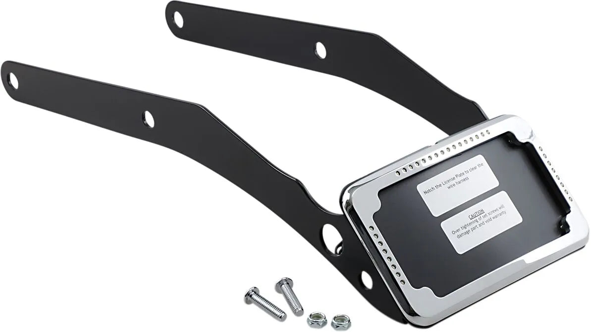 Cycle Visions Curved License Mount With Led Frame