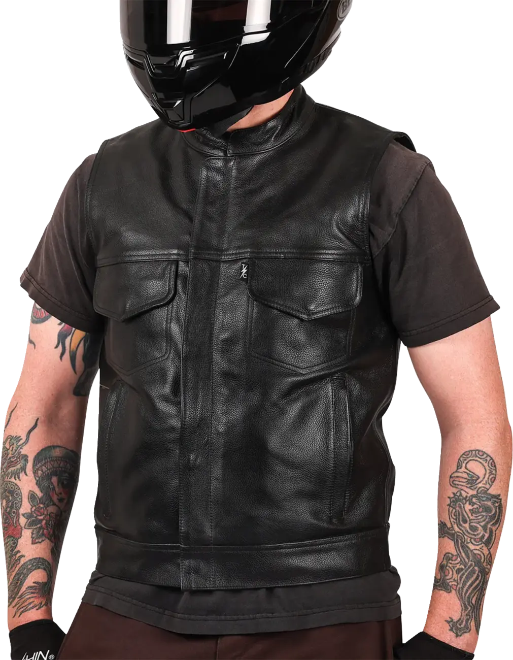 Thrashin Supply Co Mulholland Leather Riding Vest