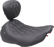 Mustang Wide Tripper Solo Seat - For Harley Davidson