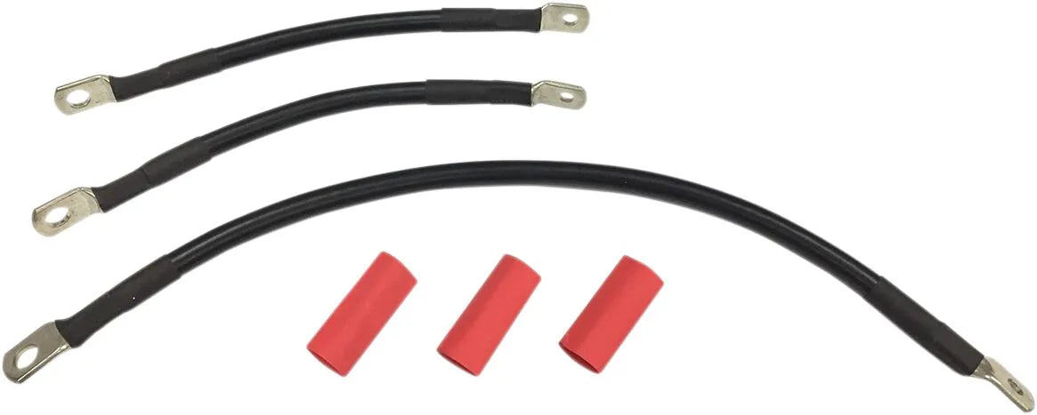 Drag Specialties Battery Cable Set for OEM Replacement