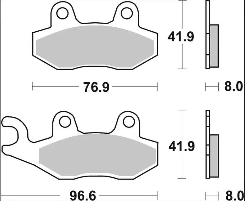 Brembo Sd Offroad Prime Line Sintered Brake Pad Set