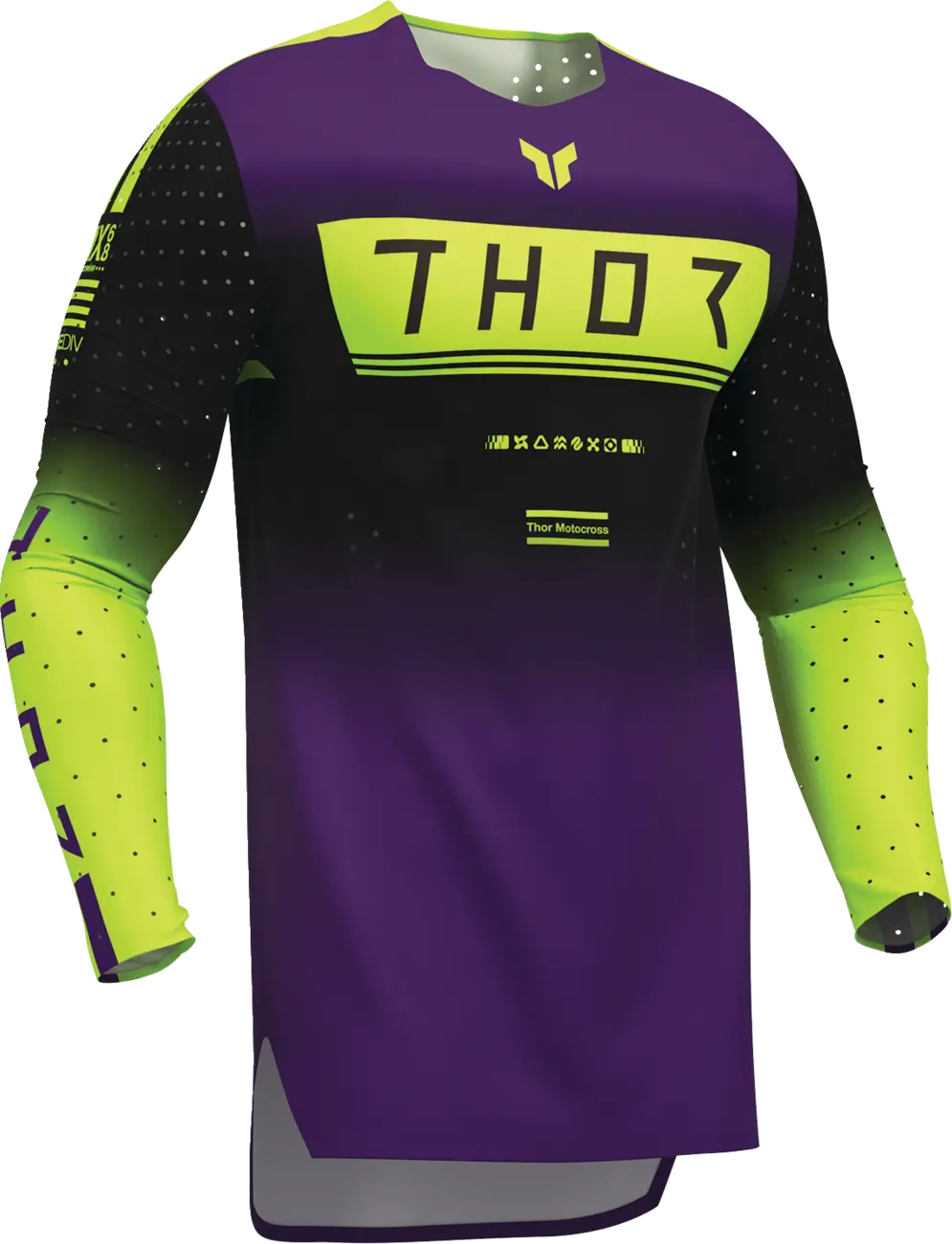 Thor Sportmode Geo Jersey Black/Purple