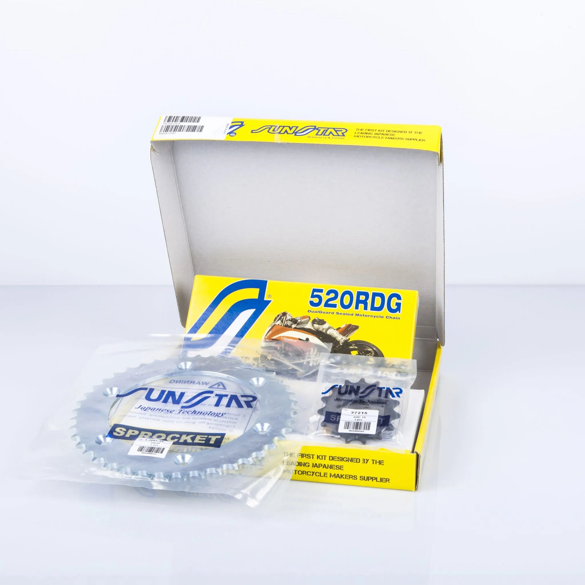 Sunstar Plus Chain & Sprocket Kit - 520 Rdg
