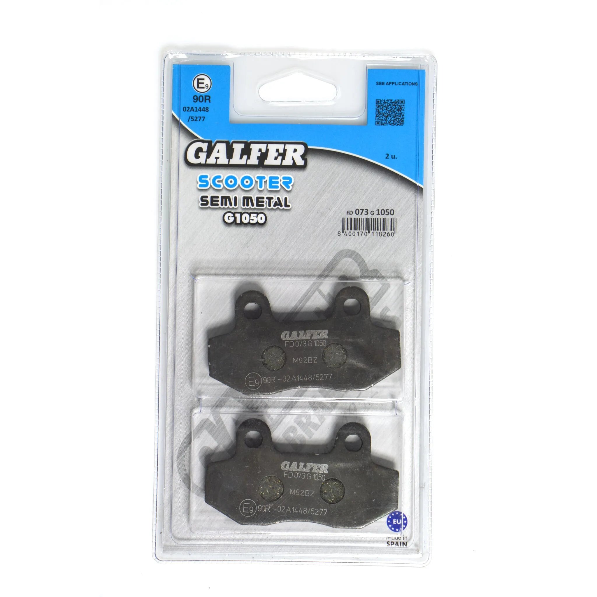 Galfer semi-metalliske bremseklodser til OEM udskiftning - for og bag