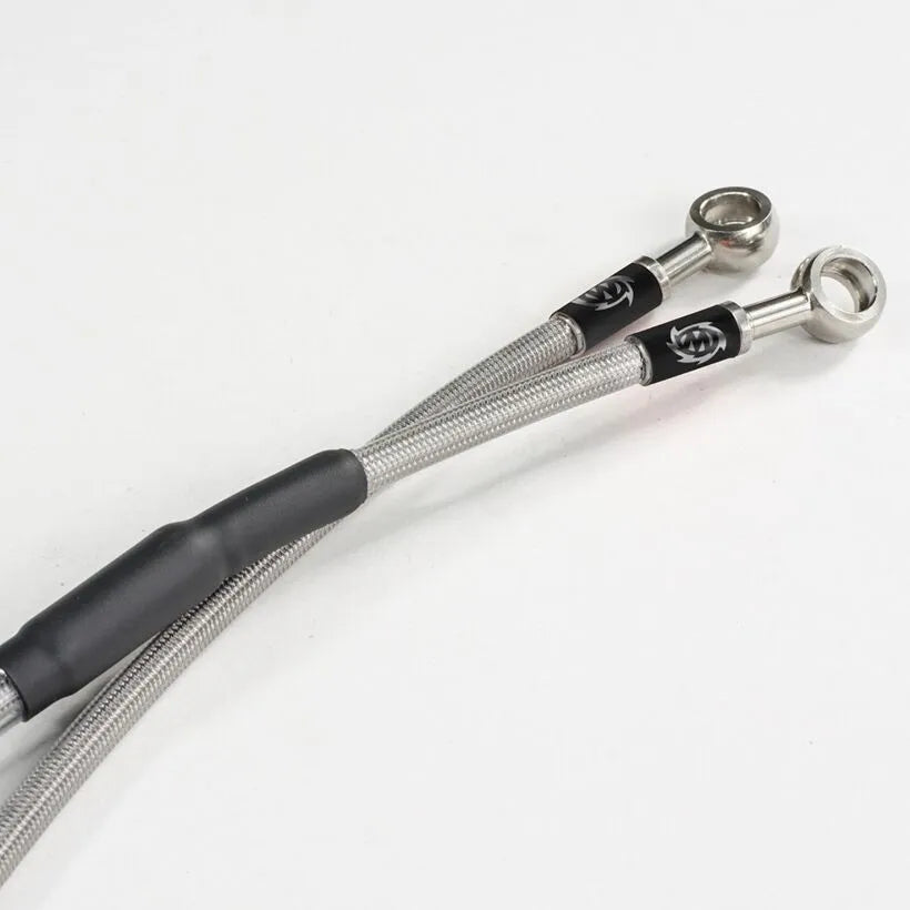 Moto-master Stainless Steel Braided Front Brake Line Kit