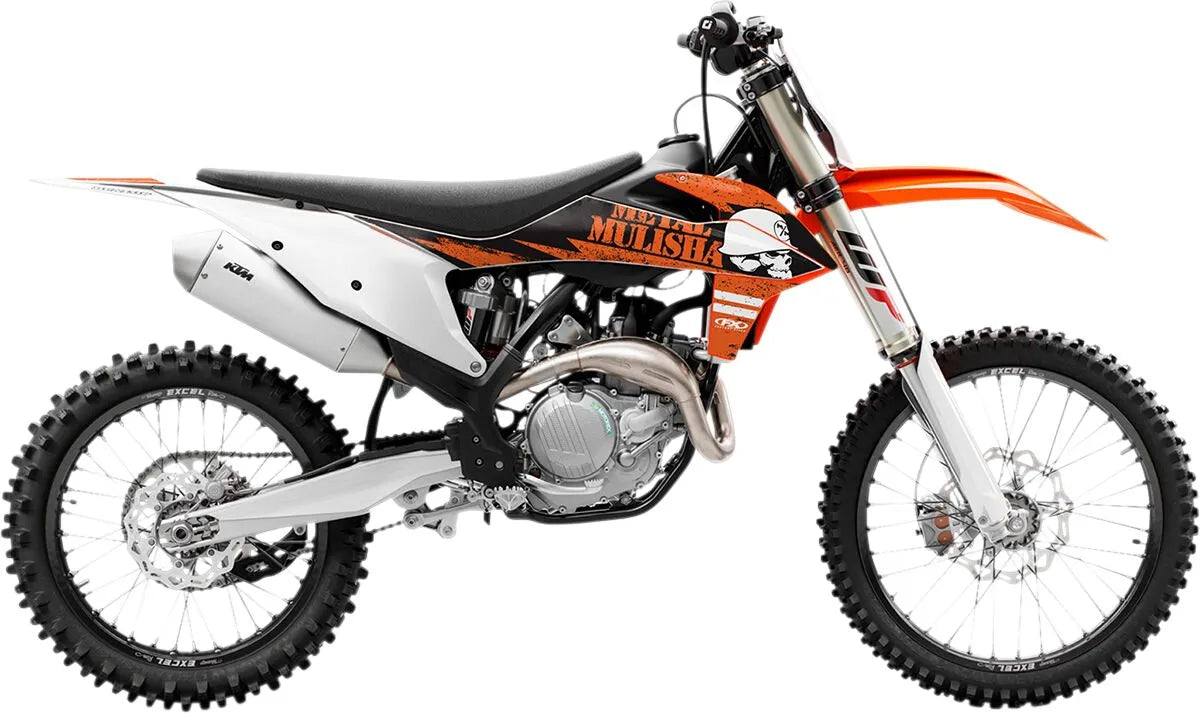 Factory Effex Metal Mulisha Trim Kit Graphics For Ktm
