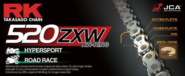 Rk 520 Zxw Drive Chain - Ultimate Performance