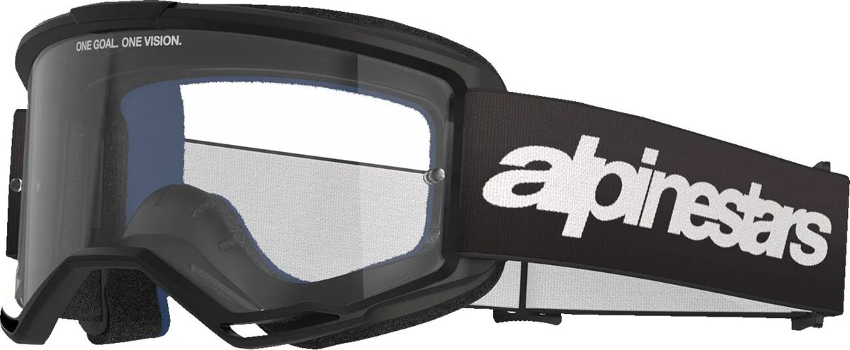 Alpinestars Vision 3 Wordmark Goggle Black Clear