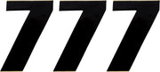 Moose Offroad Vinyl Race Numbers - 4.5" Black