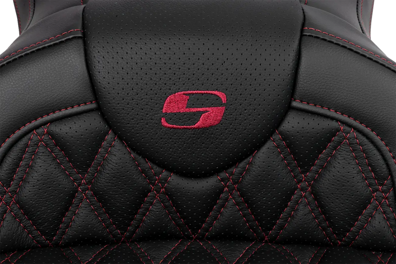 Saddlemen Roadsofa Lattice Stitch Seat - For Harley Davidson