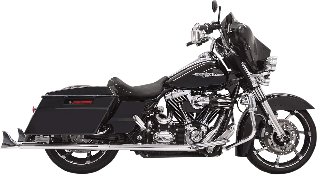 Bassani Xhaust Fishtail Slip-on Lyddæmpere - Krom