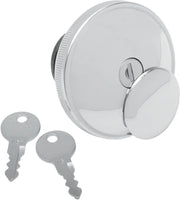 Drag Specialties Locking Fuel Cap Non-vented Chrome