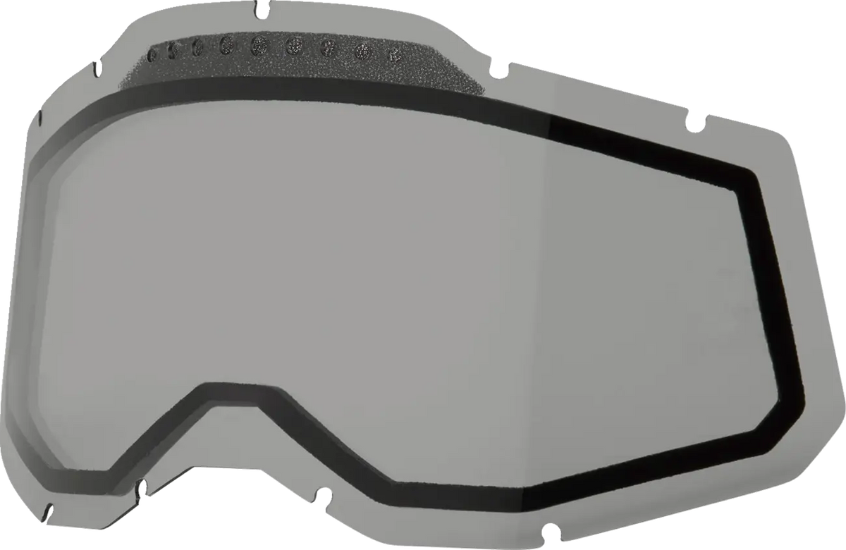 100% RC2 AC2 ST2 Dual Pane Vented Smoke Goggle Lens