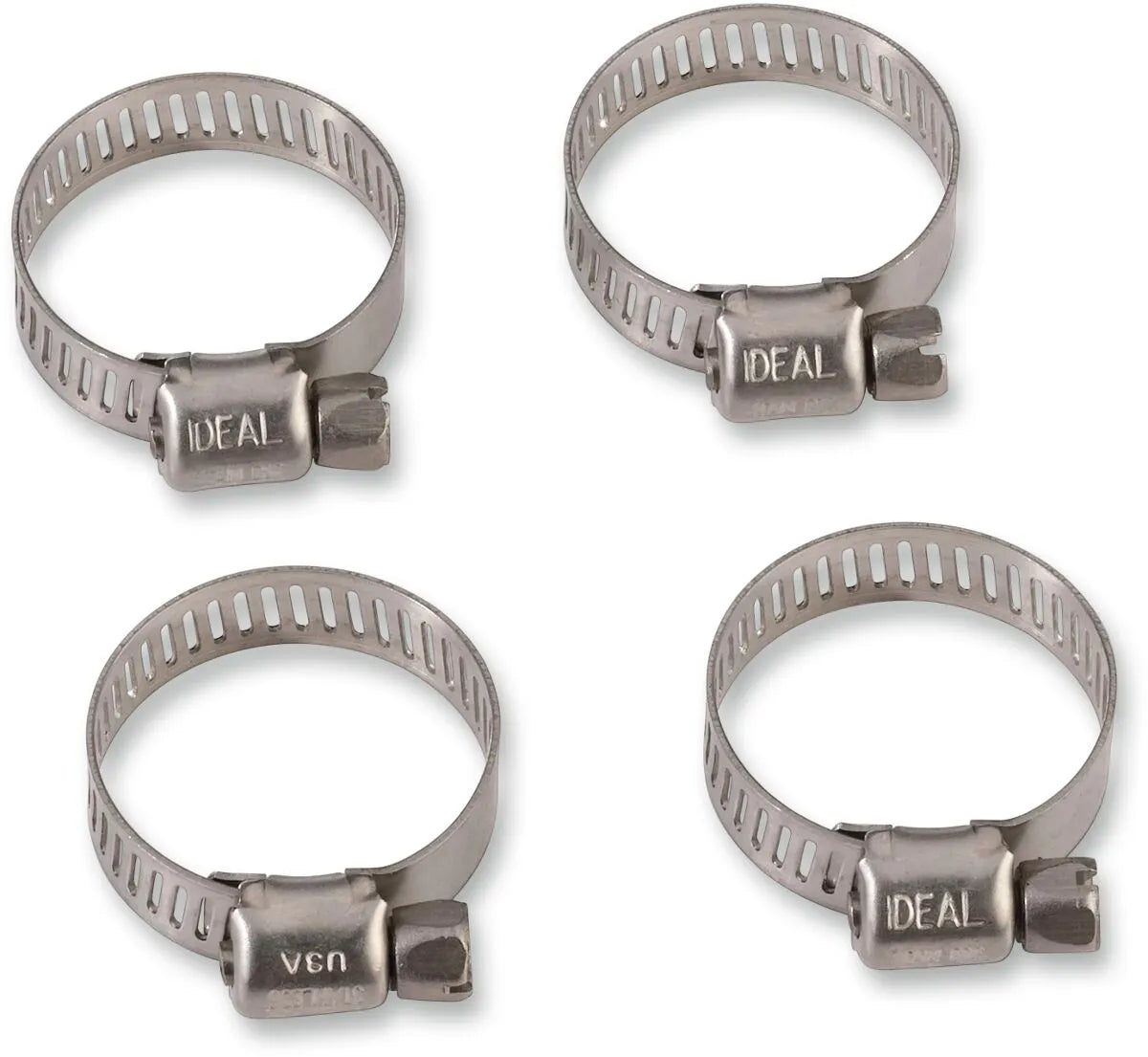 Moose Offroad Stainless Steel Hose Clamps 32-58mm 4 Pack