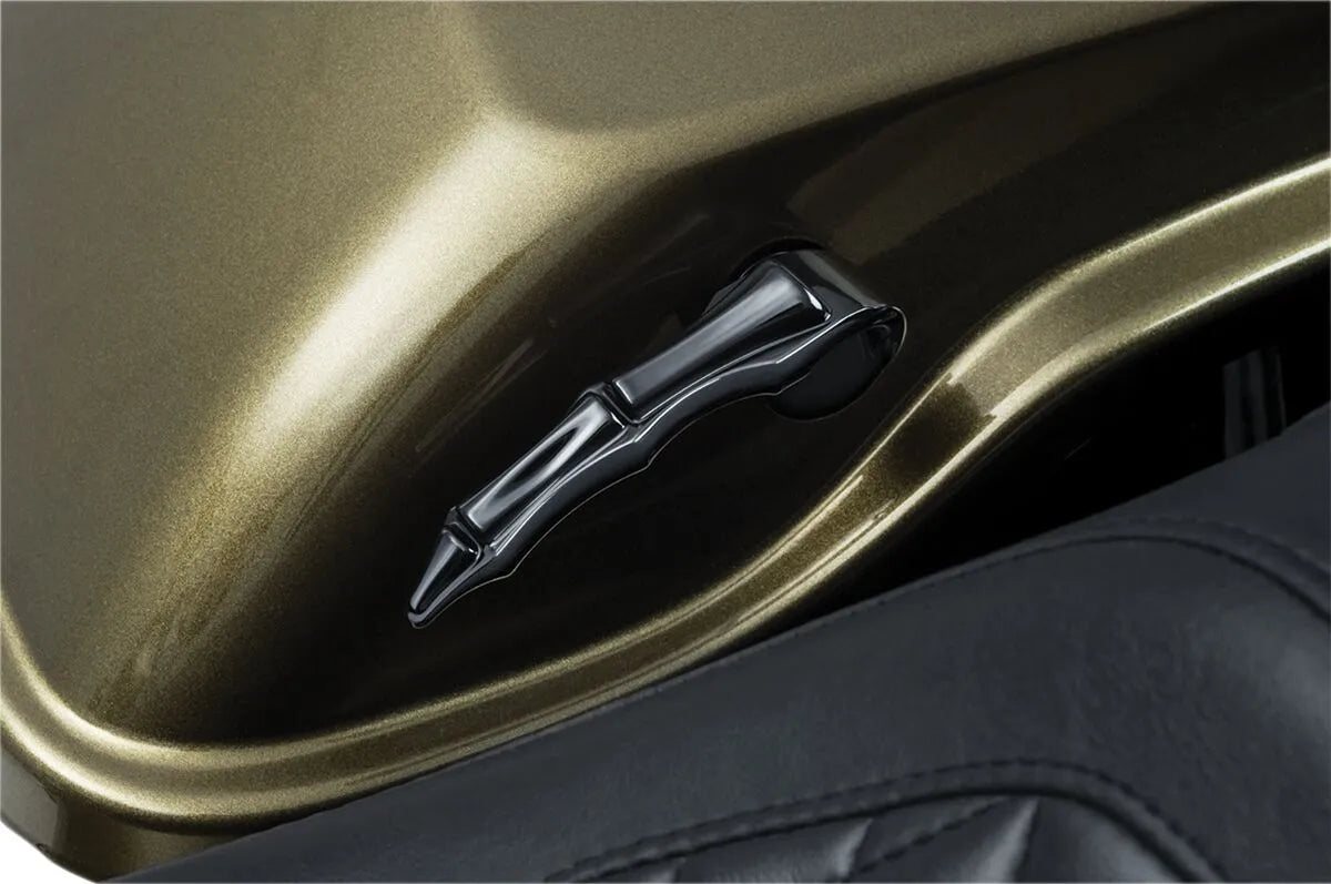 Kuryakyn Gloss Black Saddlebag Lid Handles