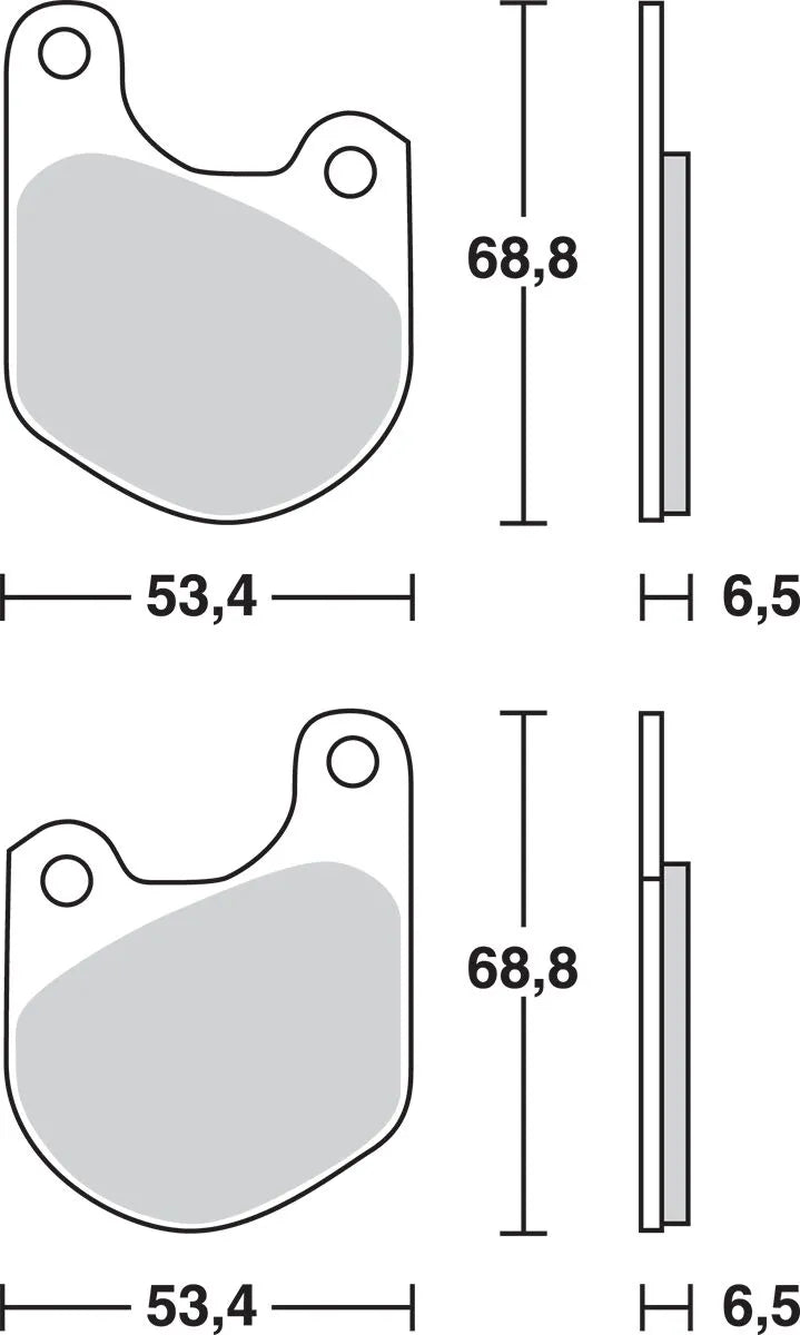 Trw All Round Sintered Metal Brake Pads - Front