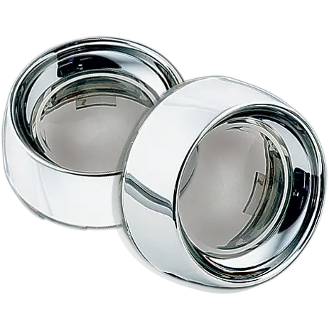 Kuryakyn Deep-dish Bezels - Bullet Turn Signals