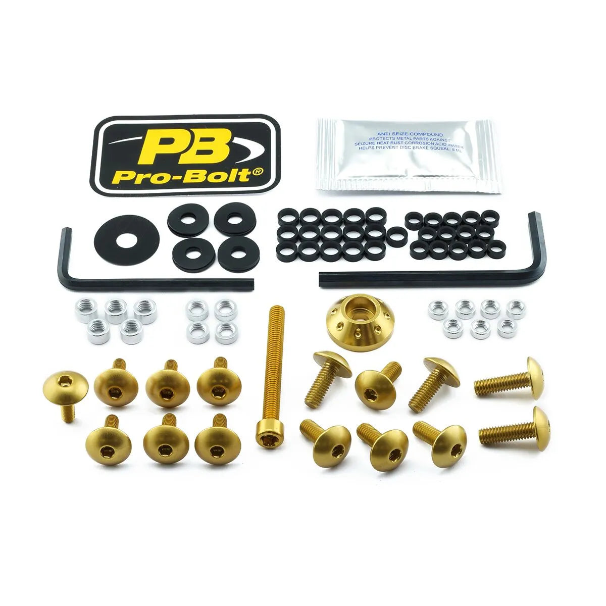 Pro Bolt Aluminium Fairing Bolt Kit For Suzuki