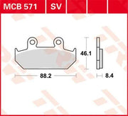 Trw All Round Sintered Metal Brake Pads - Front