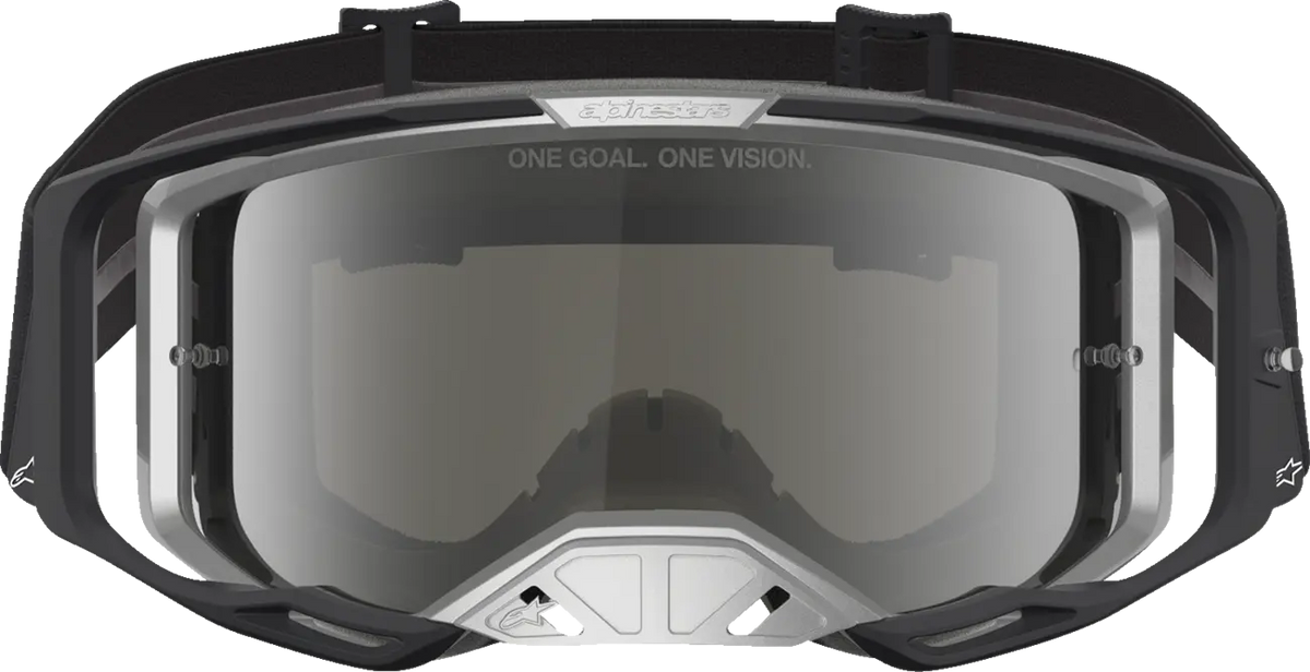 Alpinestars Vision 8 Goggles Amber Black Silver Mirror
