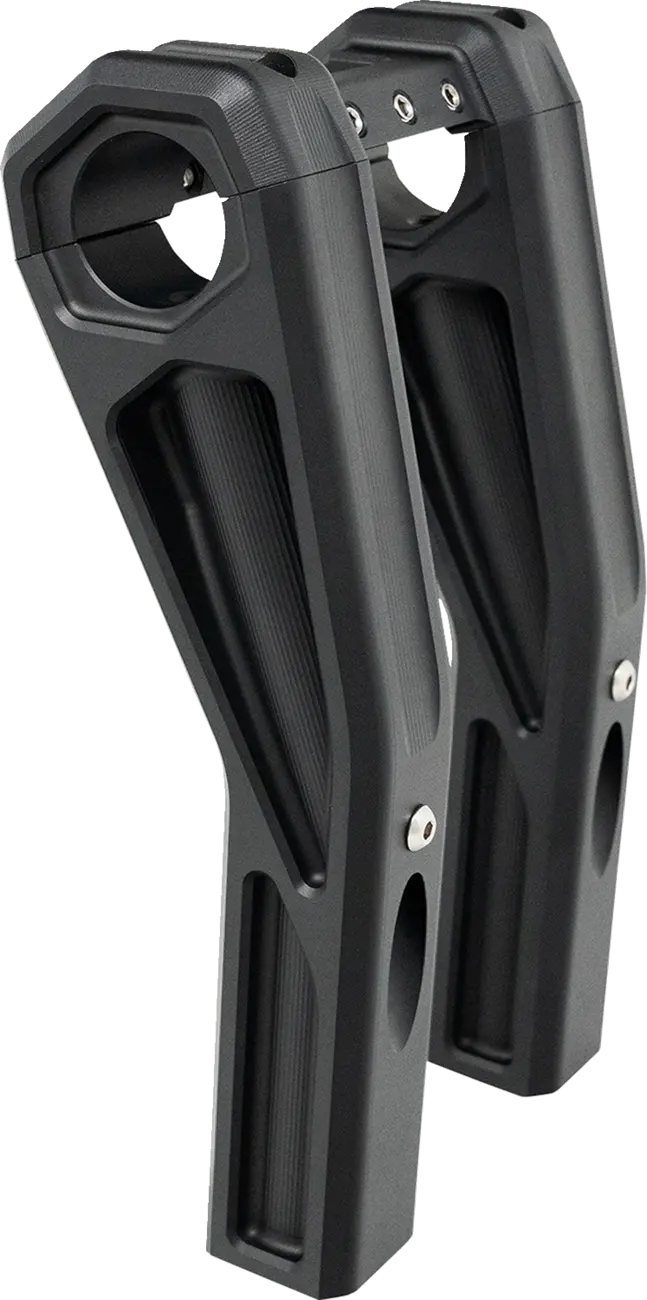 Kodlin USA Ascent Pro Risers 8" Black 1-1/4" Bar Clamp for Harley