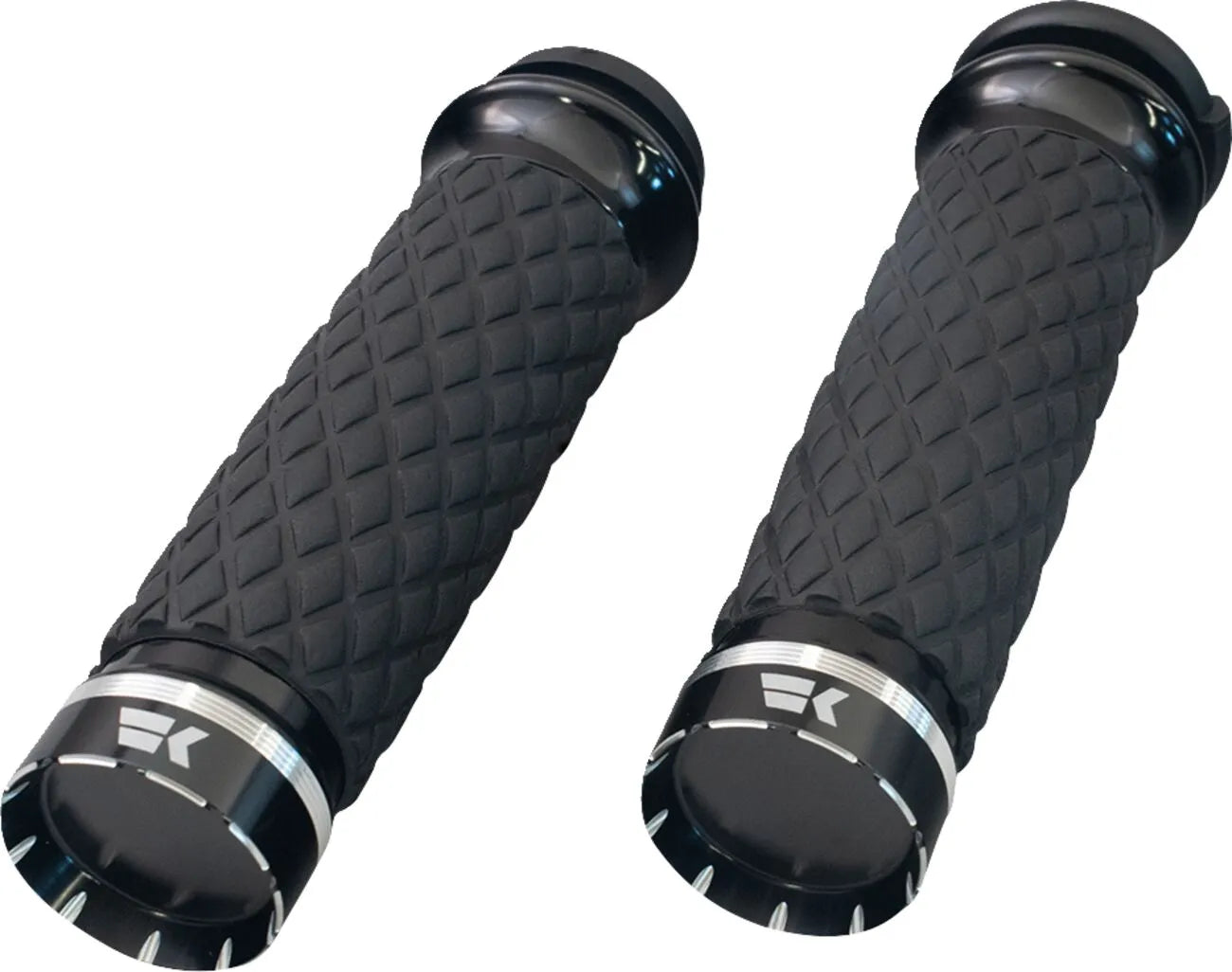 Khrome Werks Tracer Grips - Black Rubber