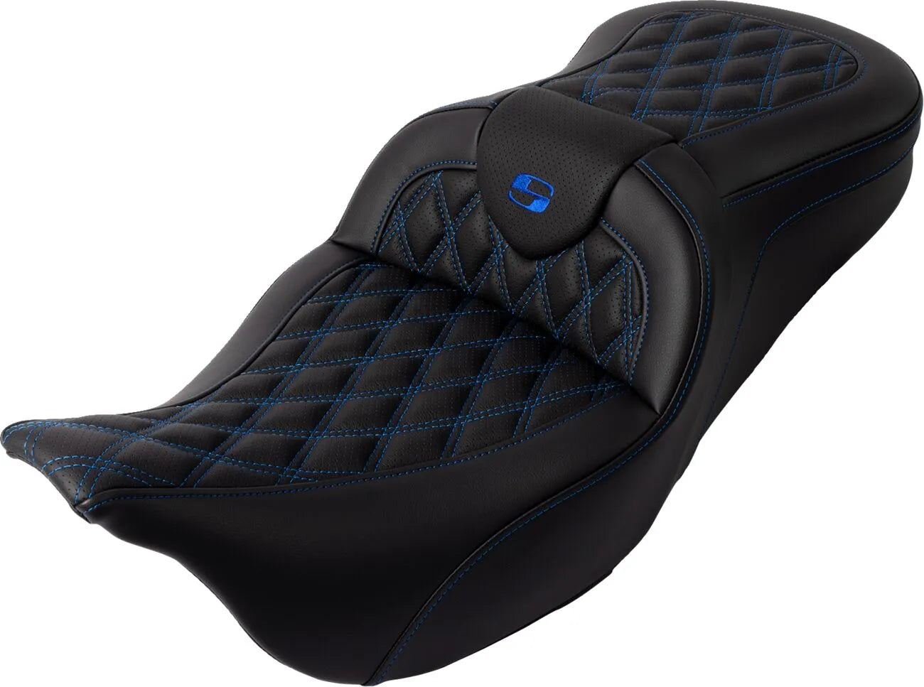 Saddlemen Roadsofa Lattice Stitch Seat - For Harley Davidson