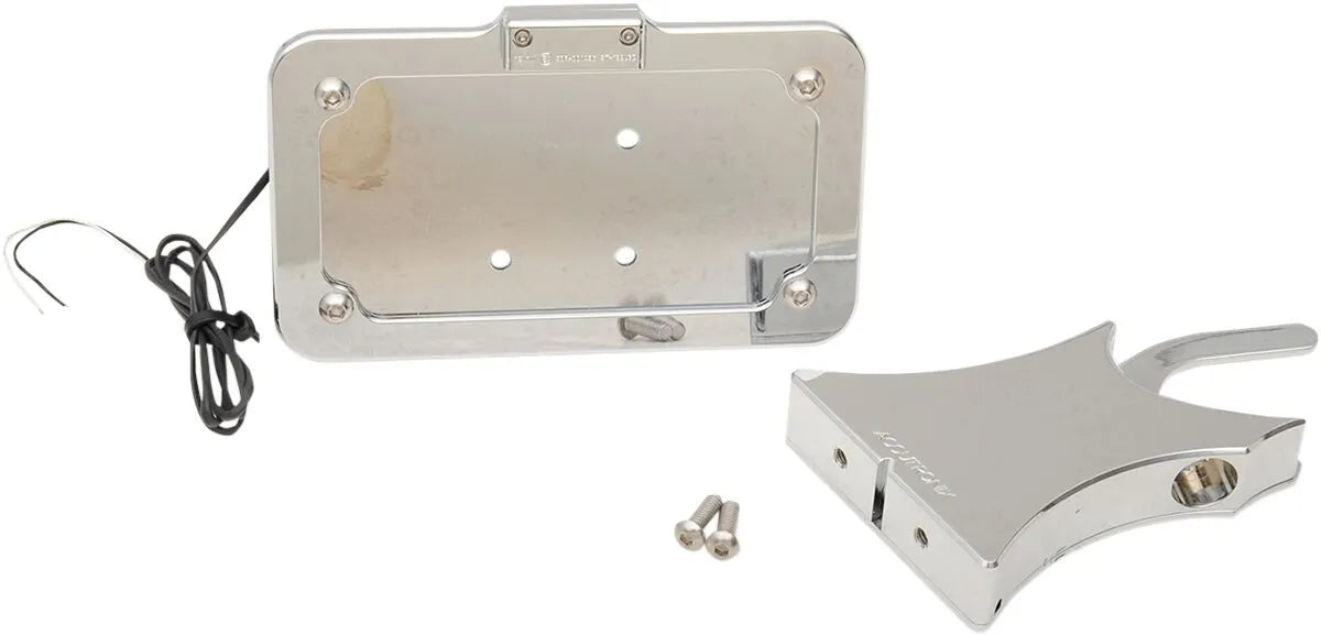 Accutronix Side-mount License Plate For Motorcycle