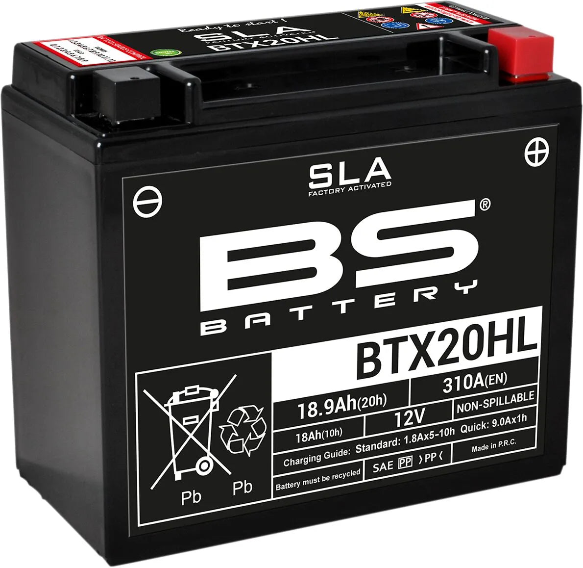 Bs Battery Agm 12v 18ah Motorcycle Battery