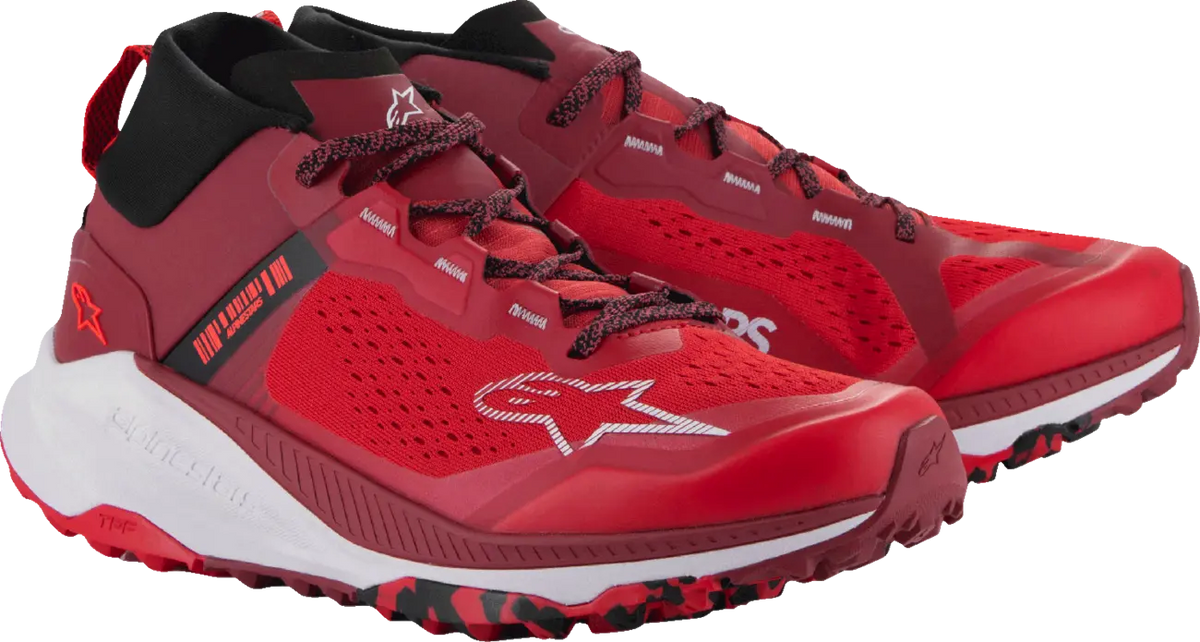 Alpinestars Meta XR V2 Shoes Brown Red Dark Red White