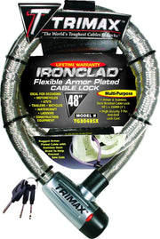 Trimax Gladiator Series Armored Cable Lock 48"