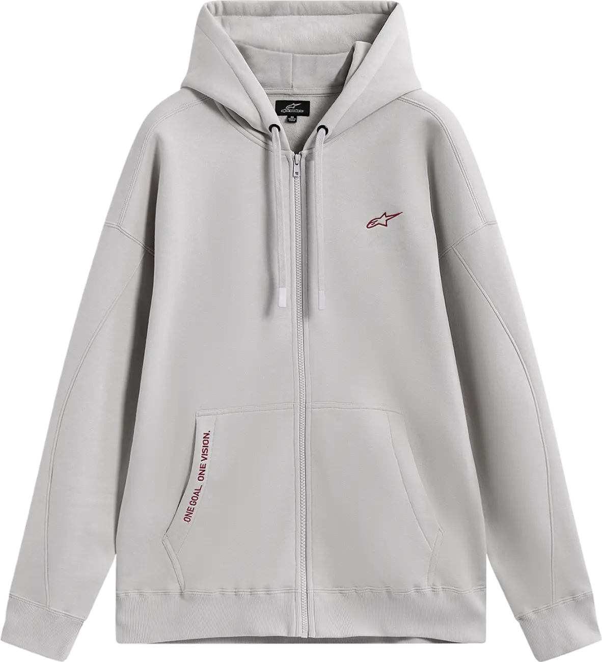 Alpinestars Pioneer Oversized Zip Hoodie Cement