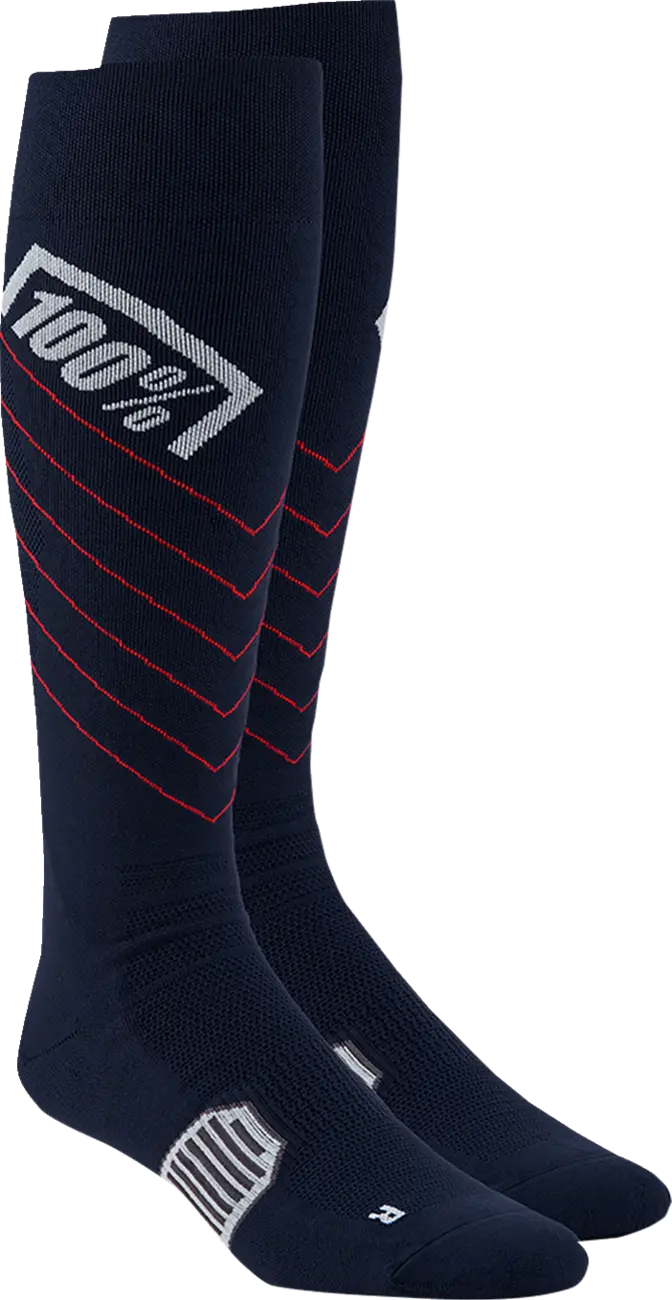 100% Hi-Side Performance Socks Navy