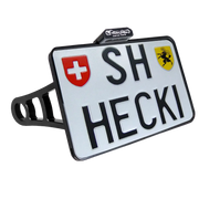 Heinz Bikes License Plate Side Mount For 3/4" Axles