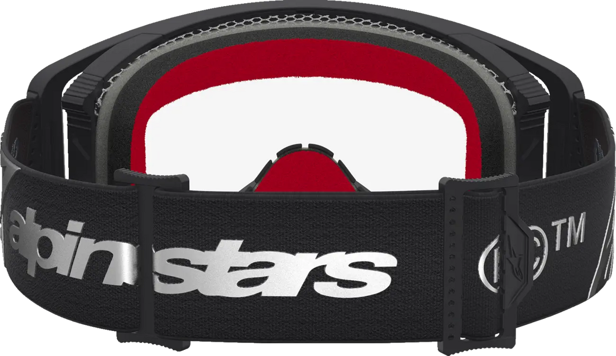 Alpinestars Supertech Dura Air Fluid Goggles Black/Silver/Clear