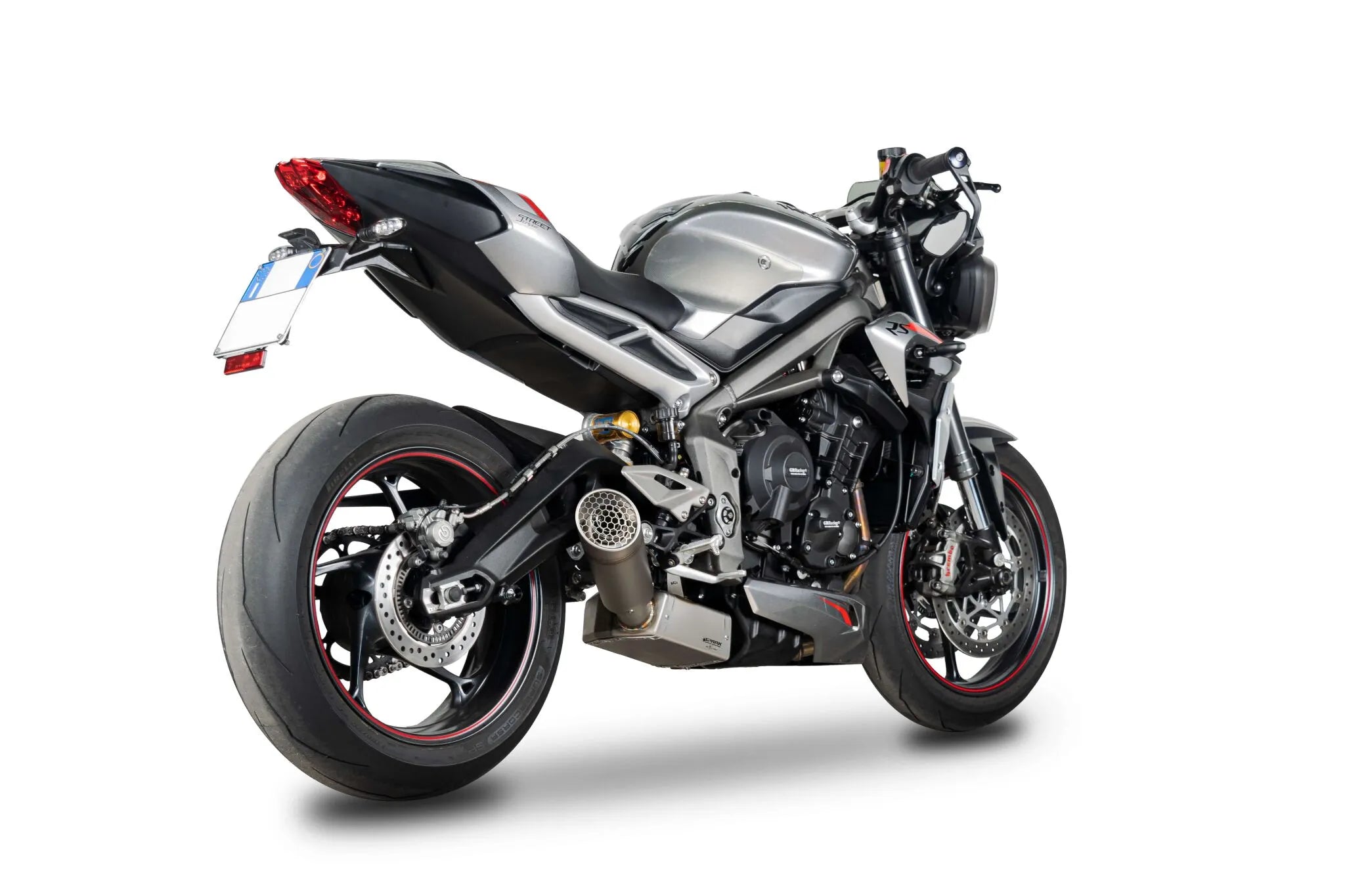 Spark Grid-o Exhaust System - Titanium Slip-on