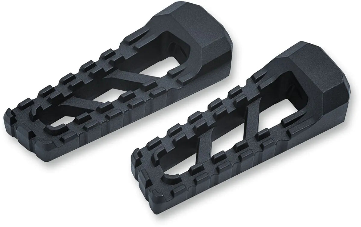 Kuryakyn Riot Footpegs - Black Aluminum