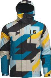 Thor Brave Tour Jacket - Black/Blue/Light Gray/Yellow