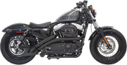 Bassani Xhaust Radial Sweepers Full Exhaust System - Black